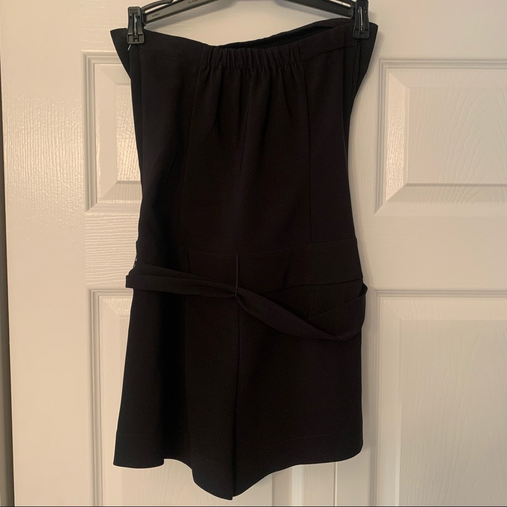 Express Strapless Black Romper - Picture 6 of 9